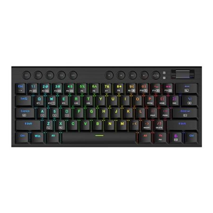 Redragon - K632 Noctis PRO 60% RGB Wireless Gaming Keyboard - Black - Redragon - K632 Noctis PRO ...