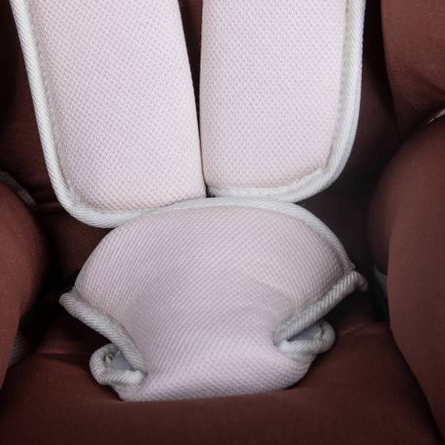 Baby Safety Car Seat Carrier w/ ISOFIX Connector- Brown (Untested)