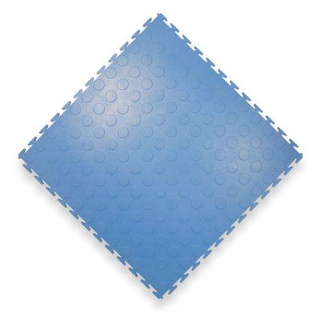 PVC Interlocking Rubber Floor Tile - Gym Mats (Pack of 4 - 1sqm) - Dark Blue