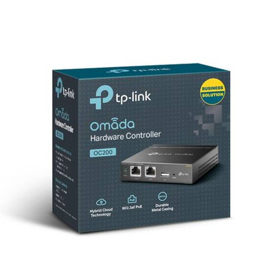 Tp-Link - OC200 Omada Cloud Controller with PoE, Wi-Fi & Secure Guest Network - Tp-Link - OC200 O...