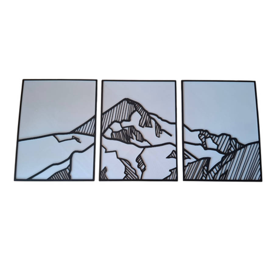 Mountian Wall Artwork for Living Rooms, Bedrooms and Offices