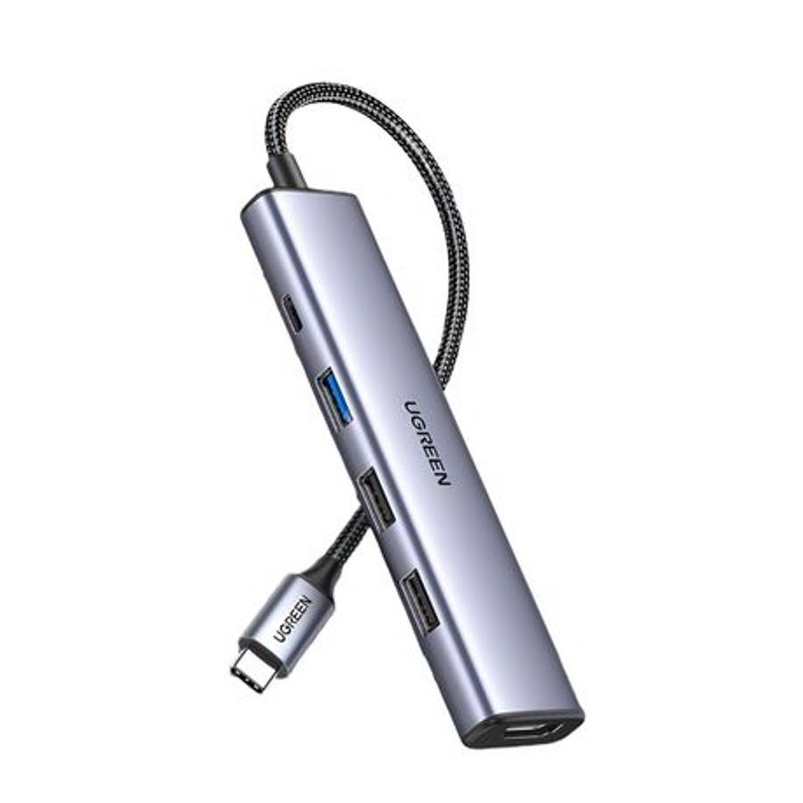 Ugreen - Revodok 5-in-1 Type-C Hub | 4K HDMI | Type-C | USB3.0 | USB2.0 - Ugreen - Revodok 5-in-1...