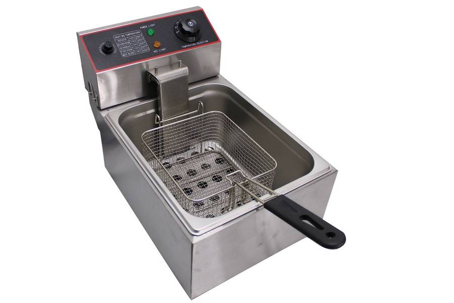 Ideal 6L Stainless Steel Single Tank Electric Fryer (PLEASE READ DESCRIPTION)