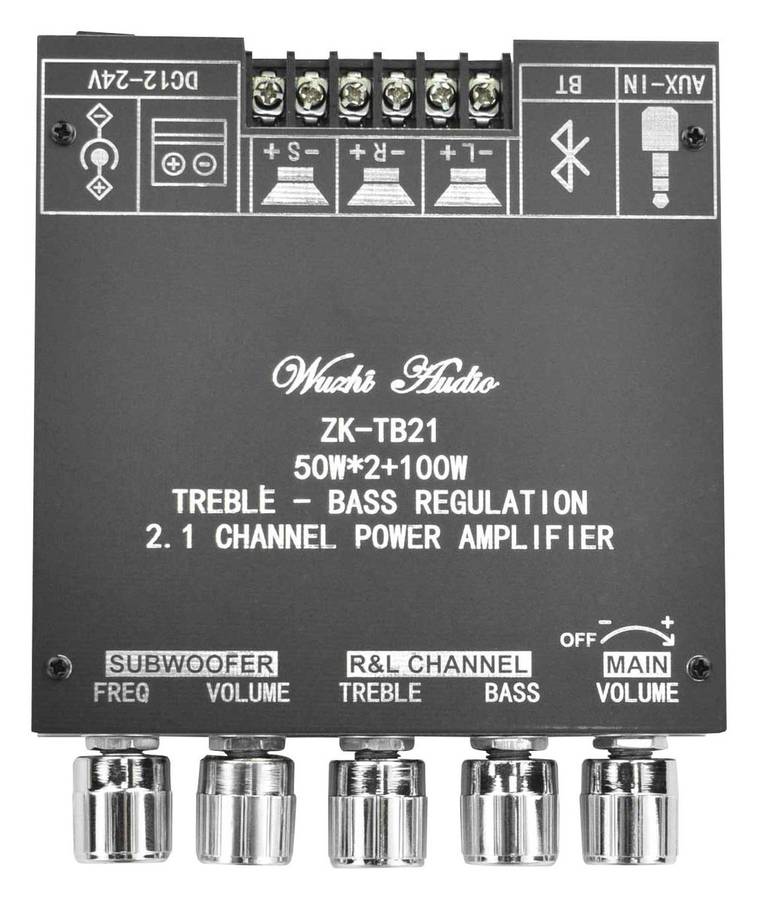(DFR0805) Evaluation Board, 2-Channel, Audio Amplifier, AUX
