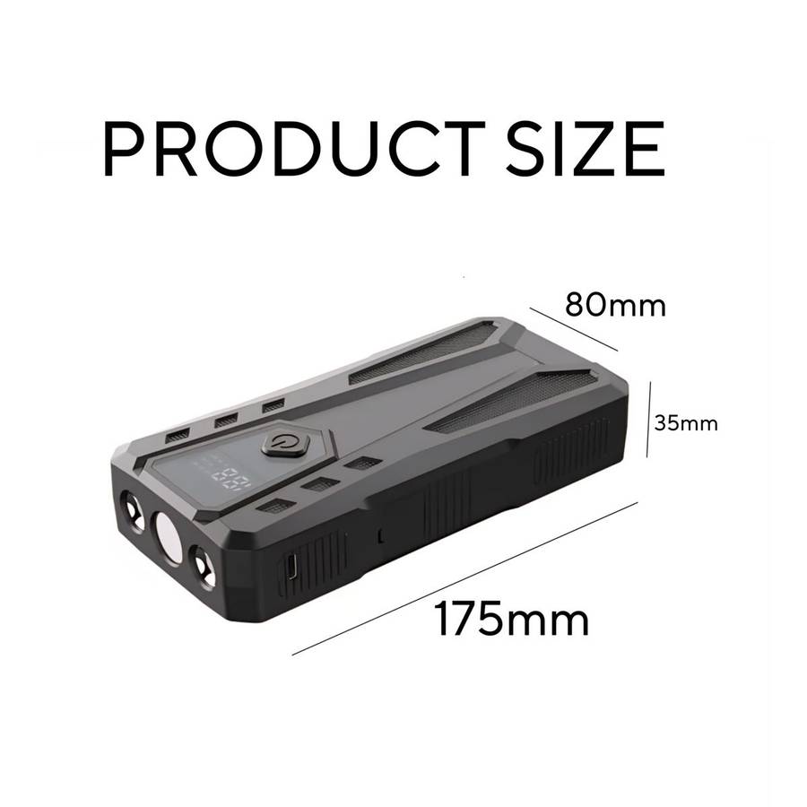 20000Mah 1000A Portable Jump Starter With 12V Air Pump, Carry Case & Gloves(PUMP SWITCH DEFECTIVE)