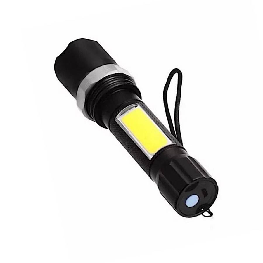 Big Rechargeable USB Zoom Flashlight