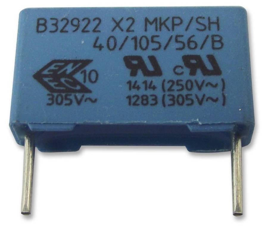 Epcos (B32924D3335K000) Safety Capacitor, Metallized PP, Radial Box - 2 Pin