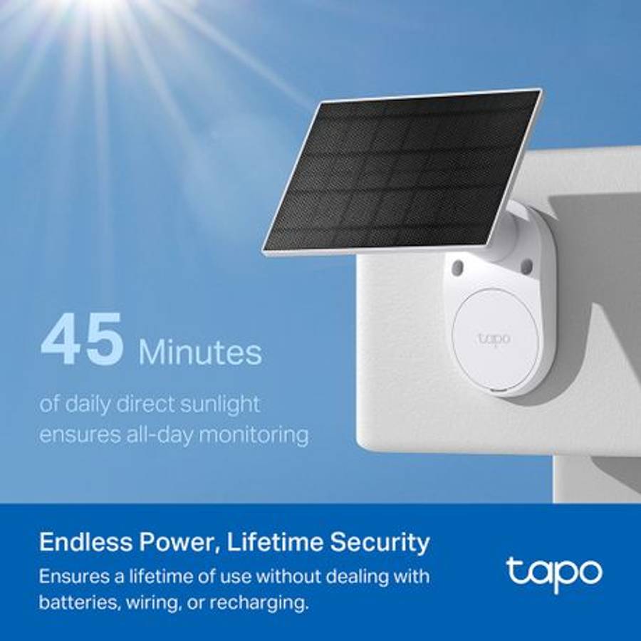 Tp-Link - Tapo TC82 KIT Solar-Powered Security Camera Kit - Tp-Link - Tapo TC82 KIT Solar-Powered...