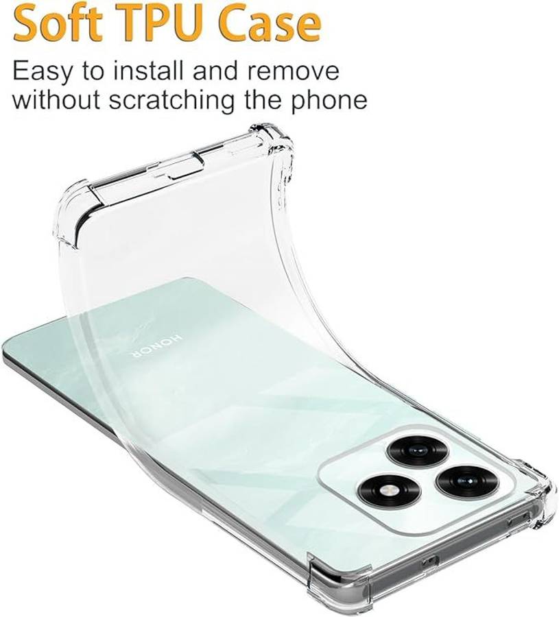 Transparent Clear Cover Compatible with Honor X5c/X5c Plus