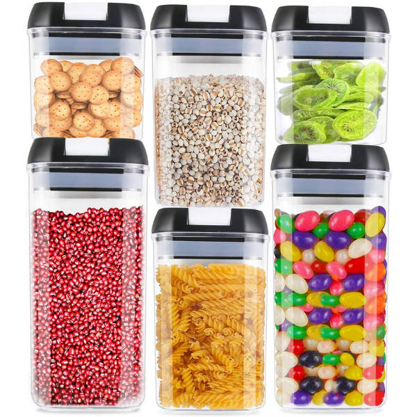 6 Pieces food storage containers set