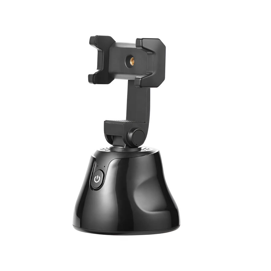 360-Degree Smartphone Rotating Adjustable Object Tracking Holder - White