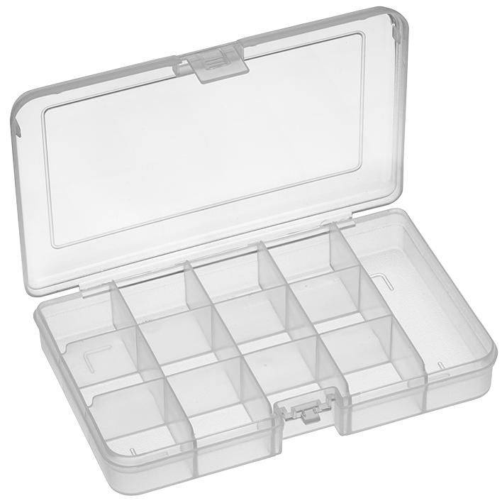 101FTN) Storage Box, 10 Compartment, Transparent
