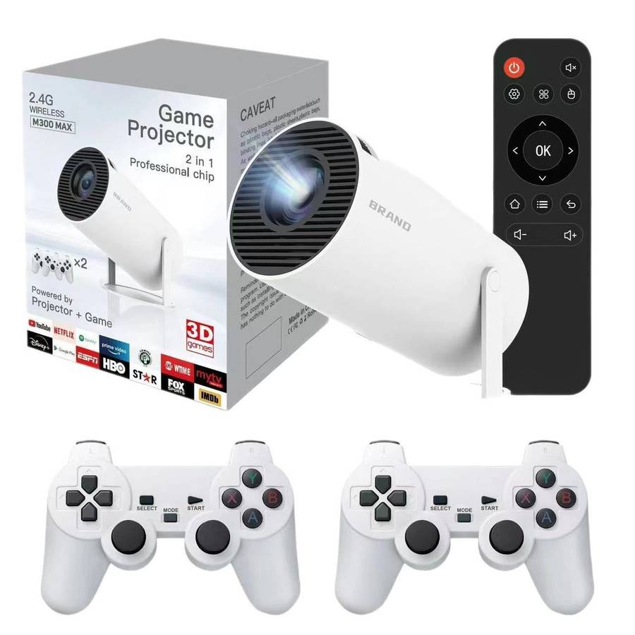 2.4G Wireless Game Projector Fully Wireless -LCD 4k Projector