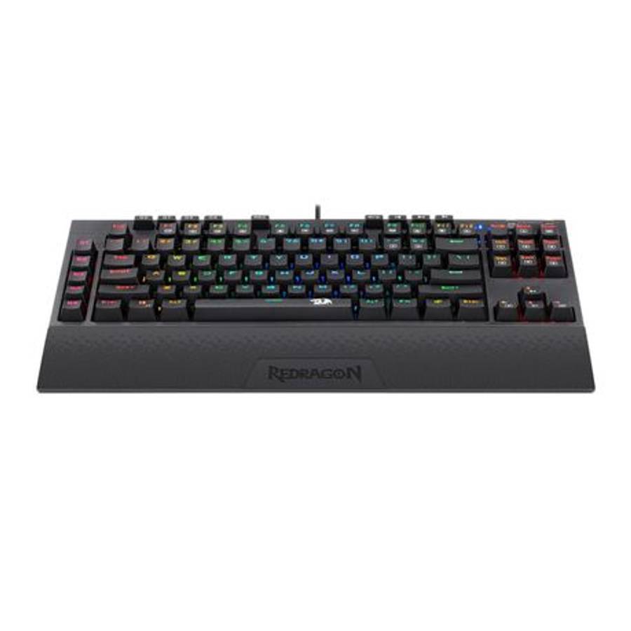 Redragon - K588 RGB Pro Broadsword TKL Mechanical Wired Gaming Keyboard - Black - Redragon - K588...
