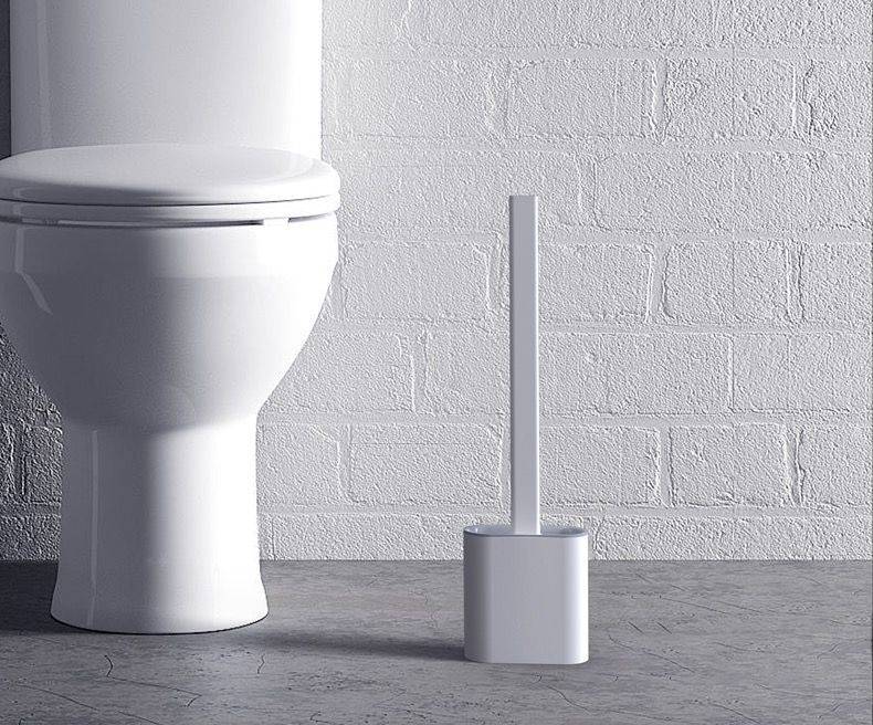 Silicone toilet brush