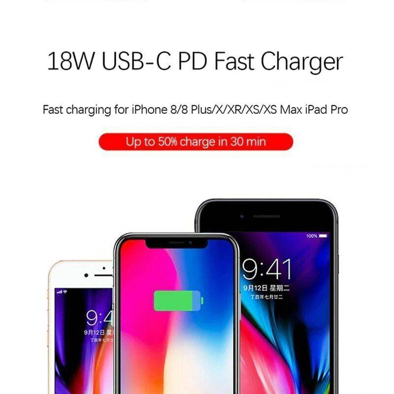 iPhone 11 Pro XR X XS Max 8 Plus Fast Charger