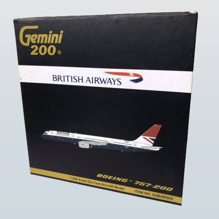 1:200 Scale, British Airways, Boeing 757-200, Alloy Display Model Aircraft