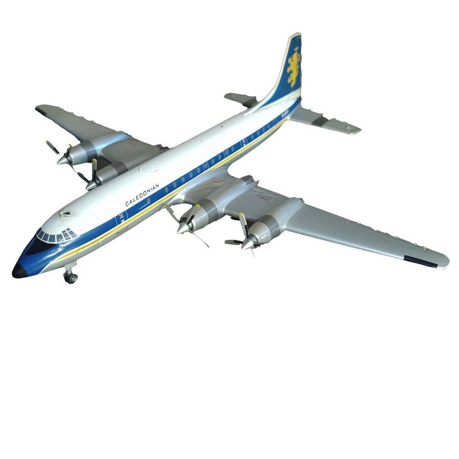 1:200 Scale, Bristol 175 Britannia 314-Caledonian, Diecast Display Model.