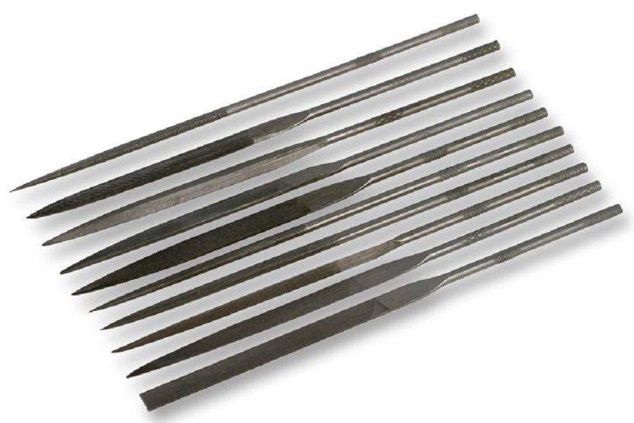 Duratool (D00149) 10 Piece Needle File Set Supplied in Plastic Wallet