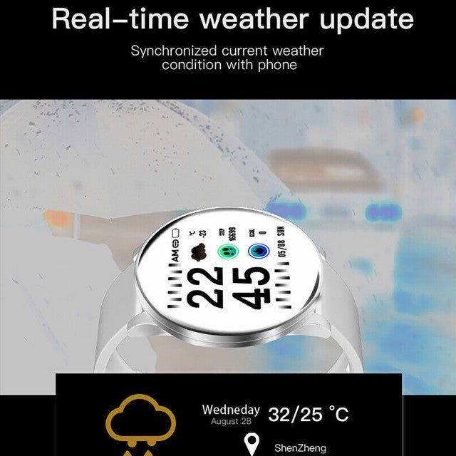 Techme W8 Smart Watch Heart Rate Monitor Tracker Fitness Sports Watch - Open Box