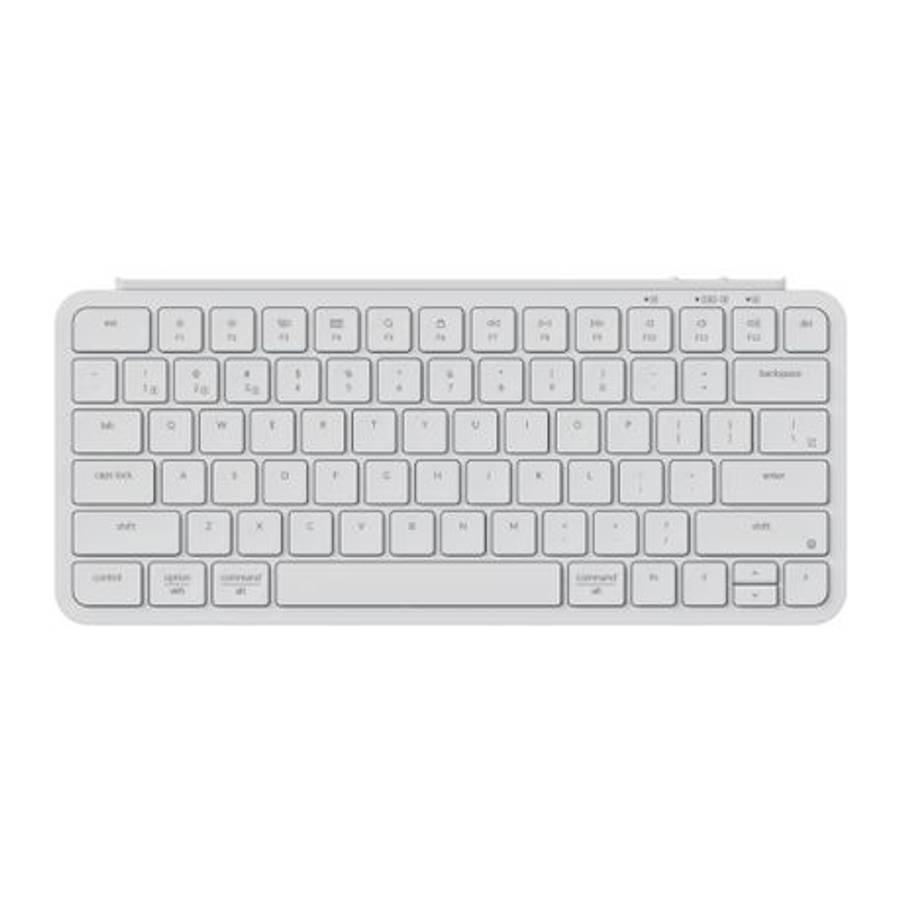 Keychron - B1 Pro Ultra-Slim 75% Wireless Keyboard - White - Keychron - B1 Pro Ultra-Slim 75% Wir...