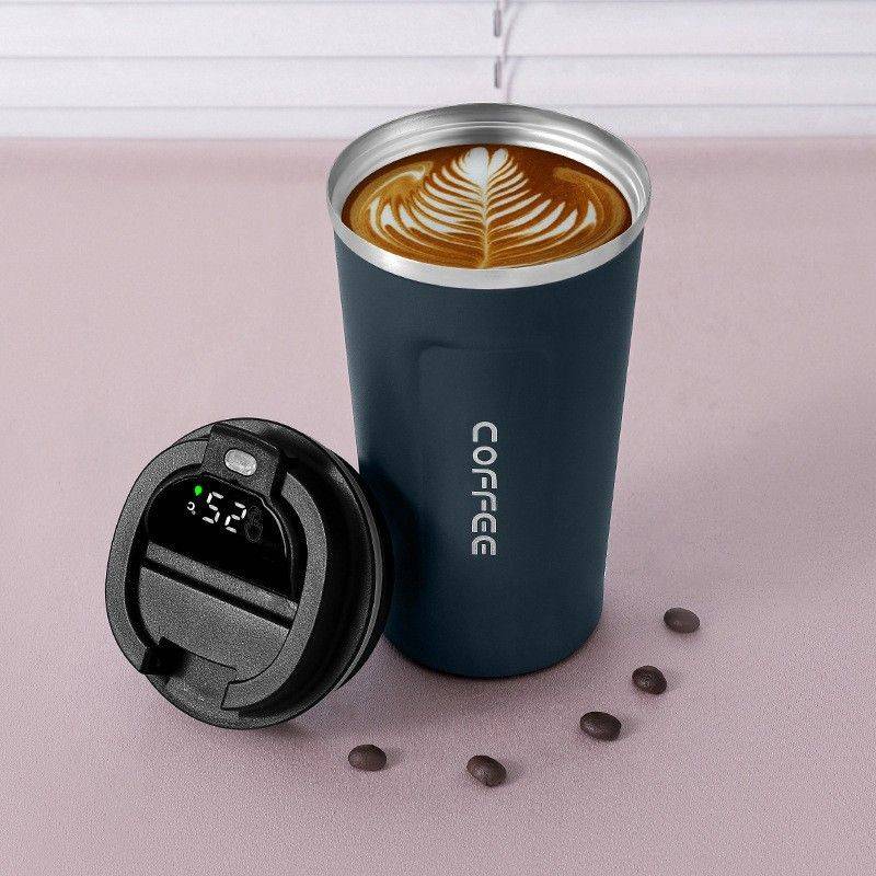 Stainless steel vacuum travel coffee mug - 510ml