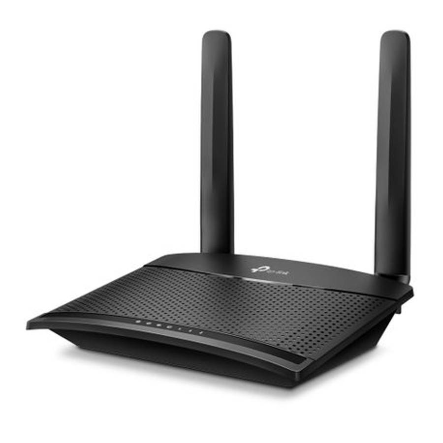 Tp-Link - MR100 Wireless 300 Mbps N 4G LTE Router - Tp-Link - MR100 Wireless 300 Mbps N 4G LTE Ro...