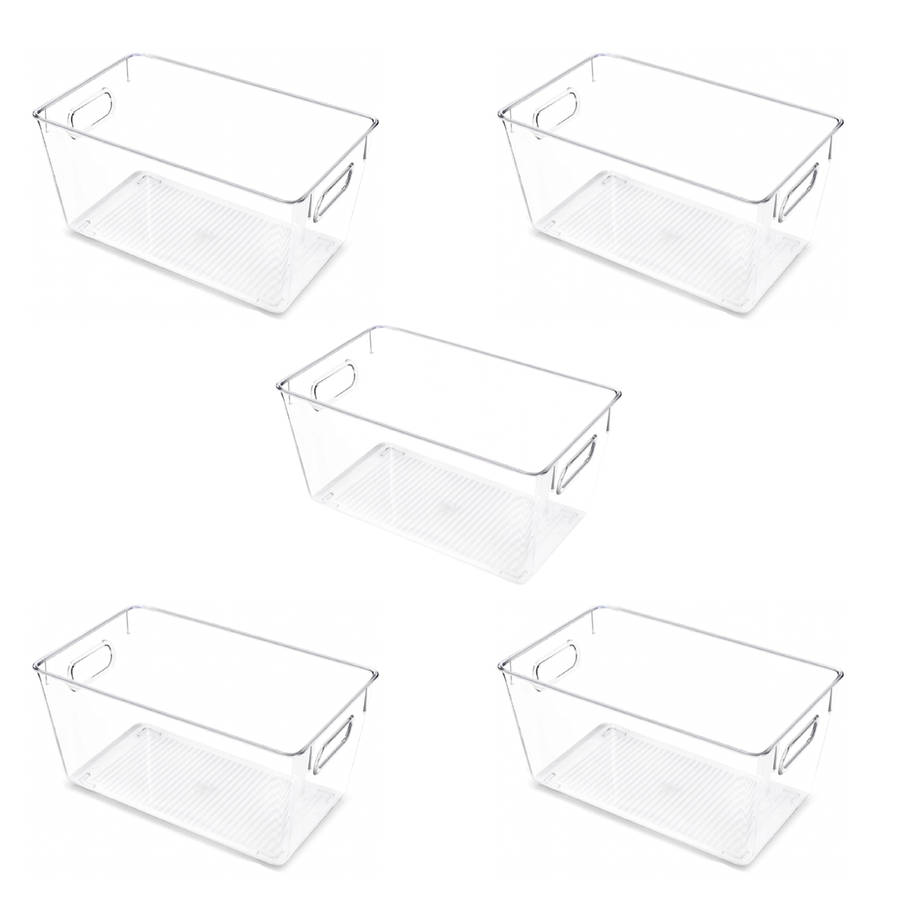 5 Pack Multifunctional Storage Container - Medium