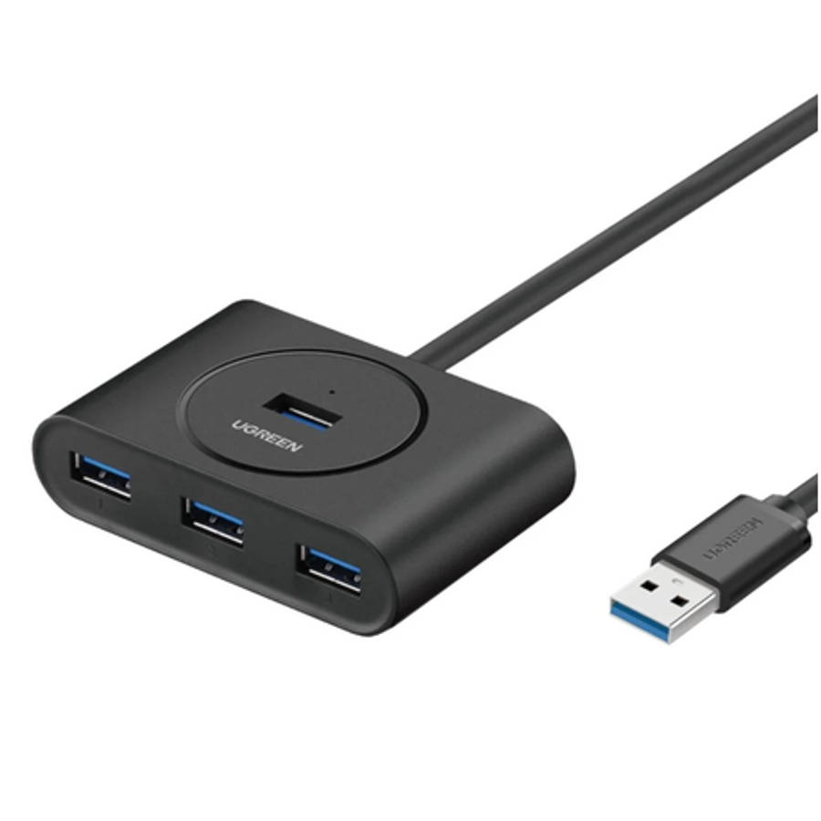 Ugreen - Powerful Portable 4-Port USB 3.0 Hub with 5Gbps Data Transfer 0.5m - Ugreen - Powerful P...