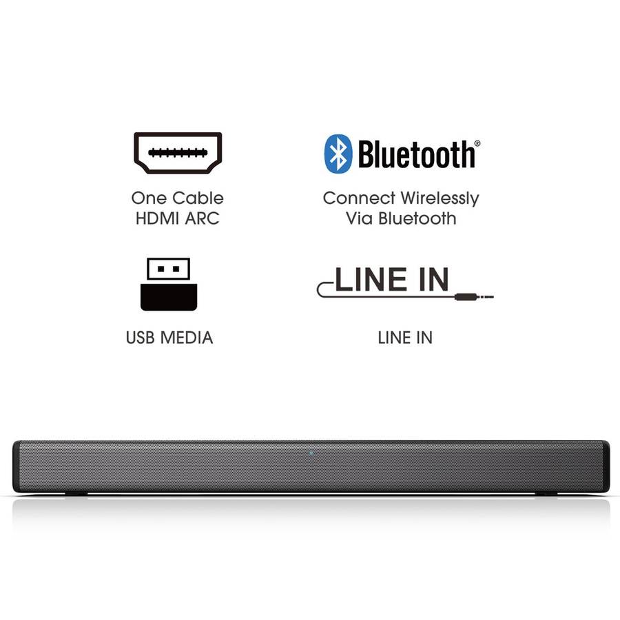 Hisense 2.1 CH 108W Bluetooth Soundbar with Built-in Subwoofer DOLBY 2.1