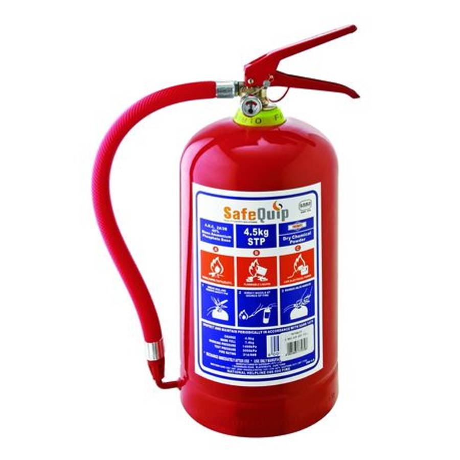 Safe-Quip 4.5kg DCP Fire Extinguisher - Safe-Quip 4.5kg DCP Fire Extinguisher