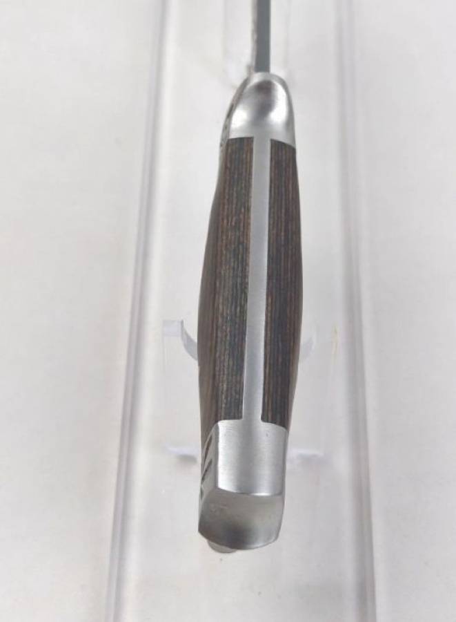 Simulated Damascus Blade Knife With Leather Sheath AC1206