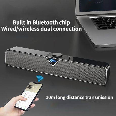 Lenovo Lecoo - DS102 - Desktop Bass Speaker With 3D Stereo Sound - Black