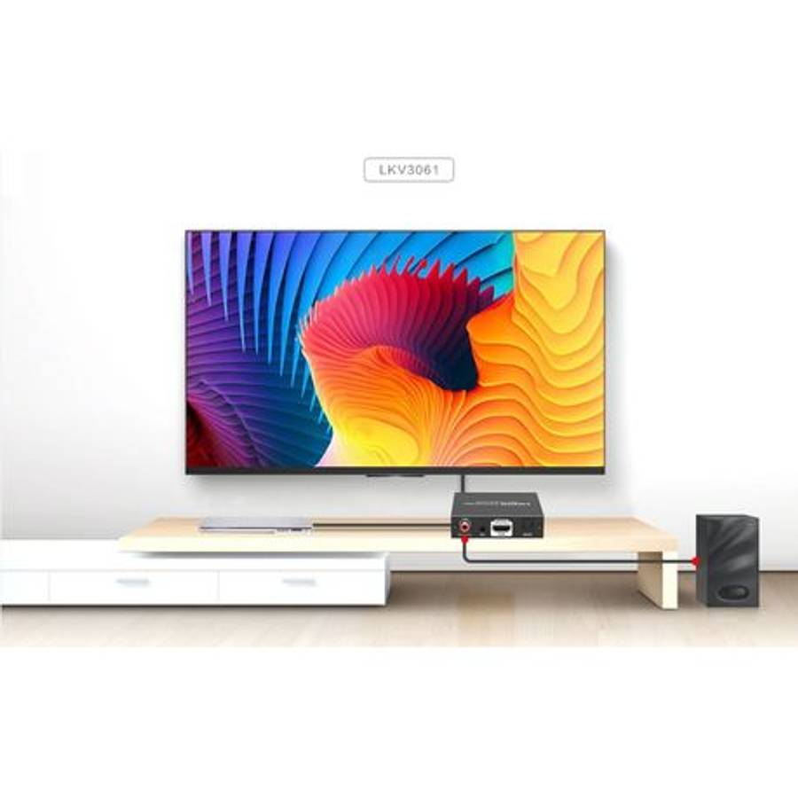 Lenkeng - HDMI2.0 Audio Extractor with ARC and HDMI Bypass - Lenkeng - HDMI2.0 Audio Extractor wi...