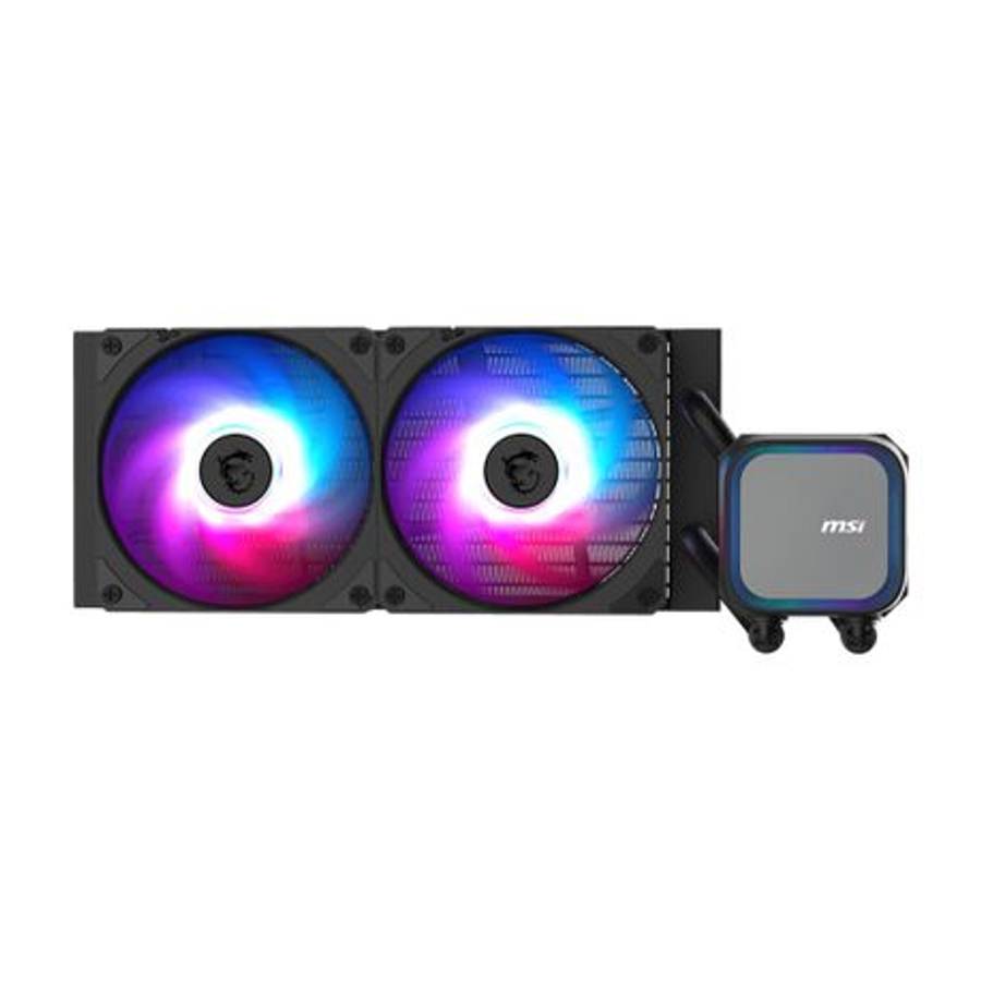 MSI - MAG Coreliquid A13 240 AIO Liquid CPU Cooler - Black - MSI - MAG Coreliquid A13 240 AIO Liq...