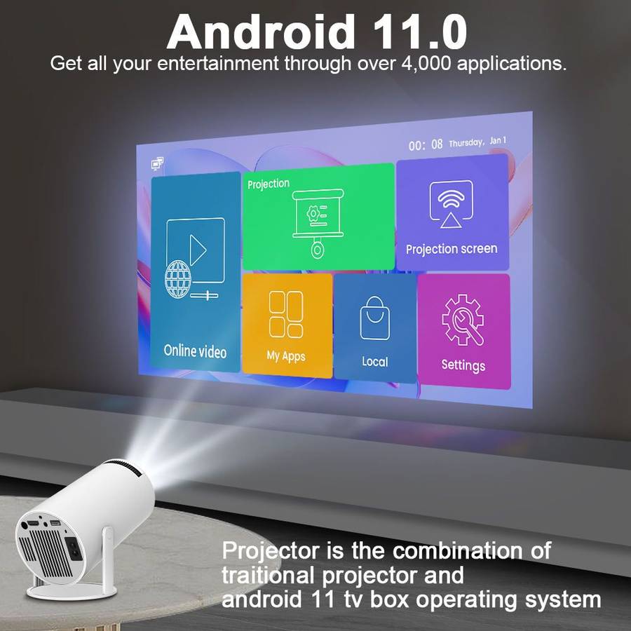 HY400 Android Smart Projector