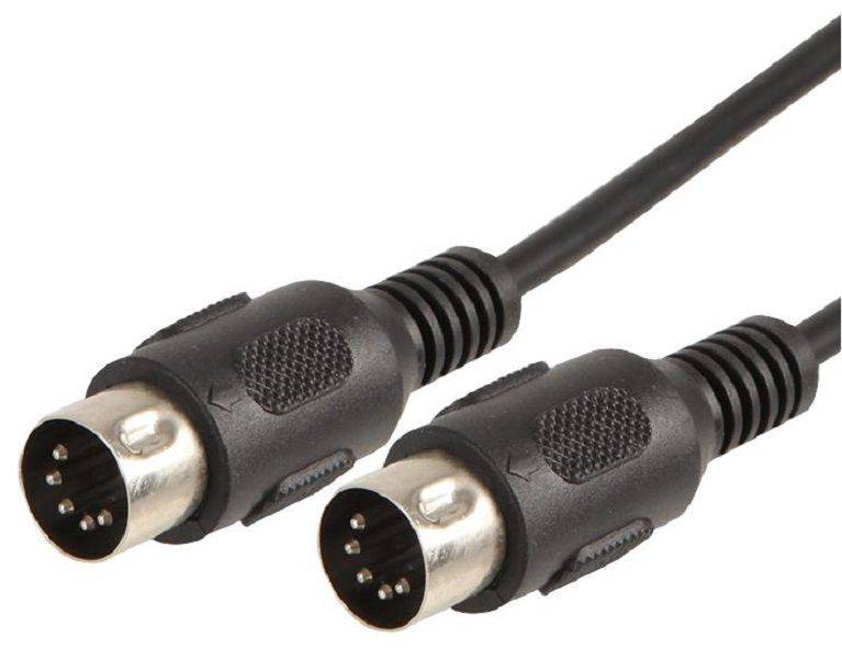 Electrovision (5P-5P DIN SCREENED6M) IEC 60130-9, DIN Plug, 180 , 5 Way