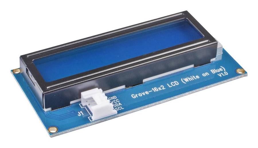 Seeed Studio (104020111) LCD Board, Cable, 16x2, White on Blue, Arduino