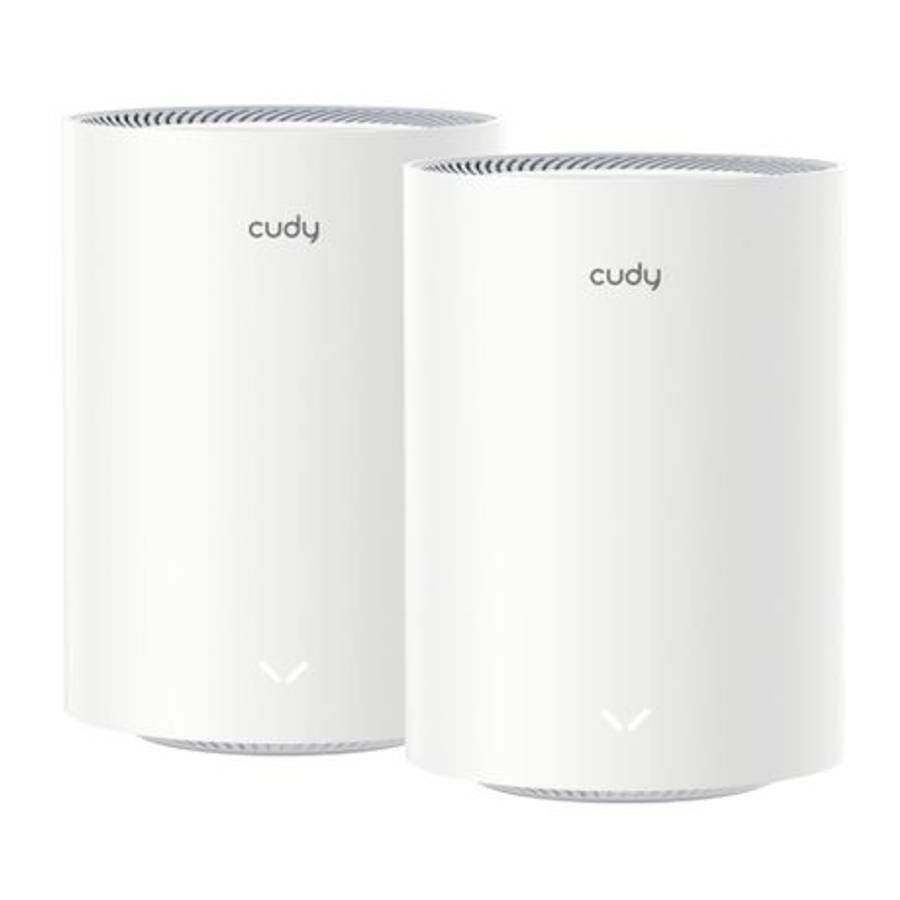 Cudy - AX3000 Wi-Fi 6 Mesh Kit 2 Pack - White - Cudy - AX3000 Wi-Fi 6 Mesh Kit 2 Pack - White