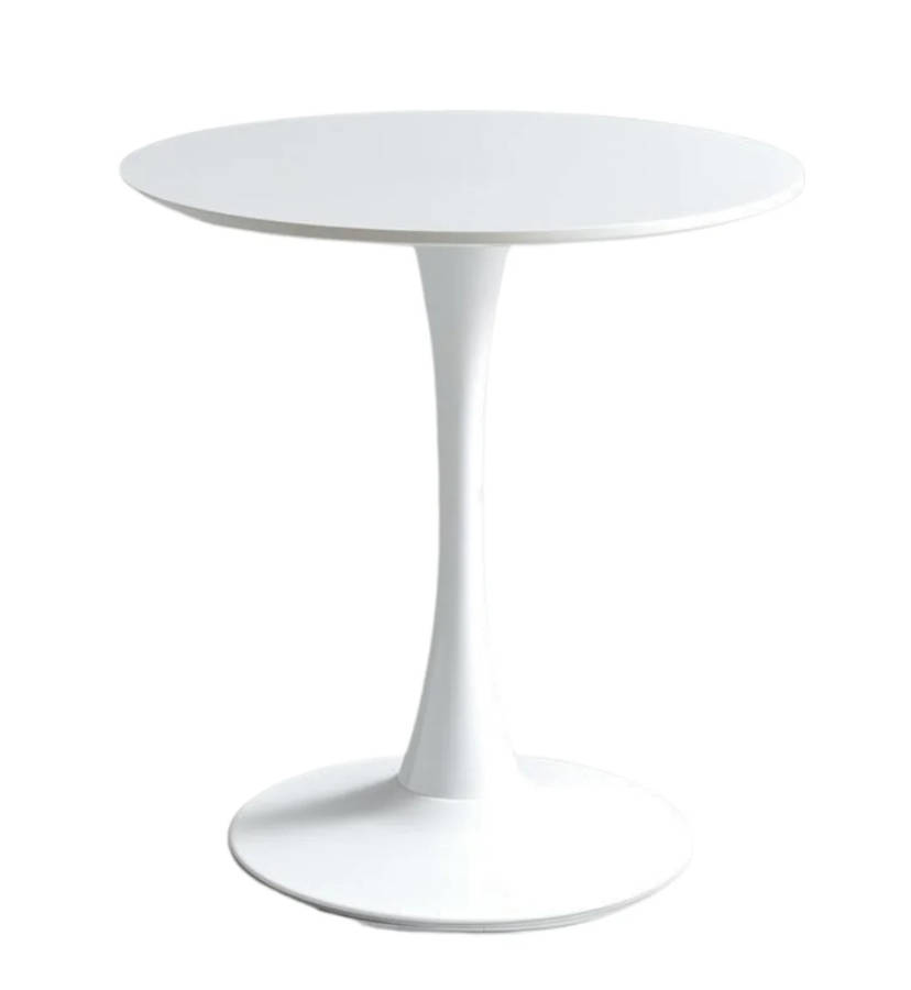 Round Dinning Table-Black/White