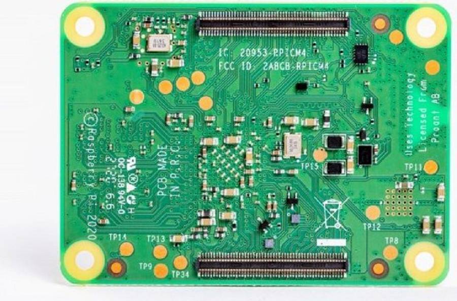 Raspberry-Pi (CM4008016) Compute Module 4, ARM Cortex-A72, 8GB RAM