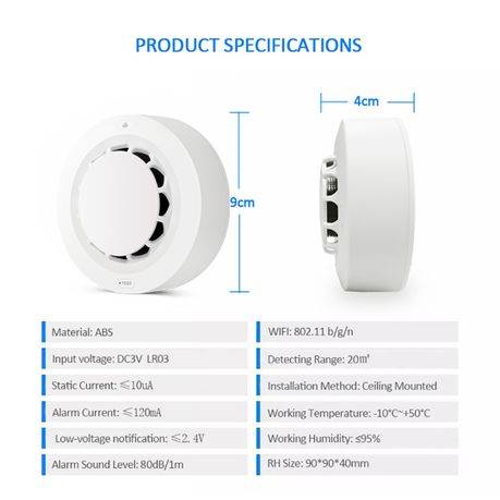 Smartlife / Tuya WiFi Smart Smoke Detector