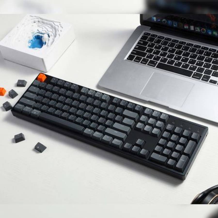 Keychron - K10 QMK Full-size RGB Wireless Custom Mechanical Keyboard V.2 (Super RED Switch)  B...