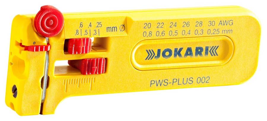 Jokari (40025) Wire Stripper, 30AWG to 20AWG, 0.25mm to 0.8mm