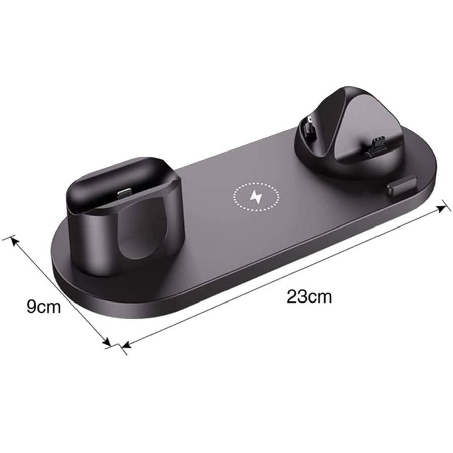 6 in 1 Multi-Function Charging stand for iPhone, Apple Watch, Airpods