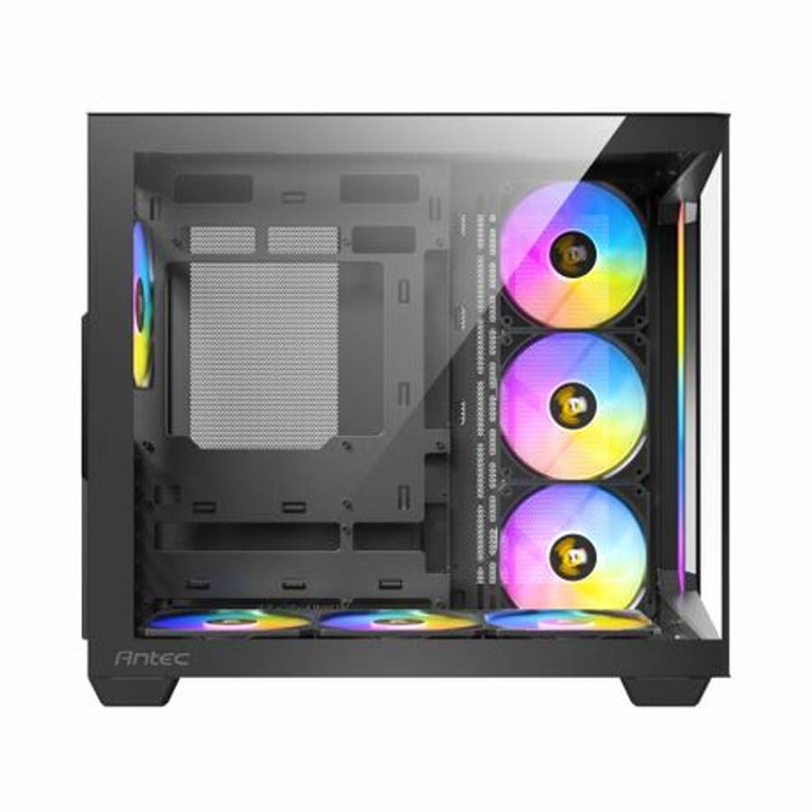 Antec - C5 ARGB ATX Dual Mid Tower Gaming Chassis  Black - Antec - C5 ARGB ATX Dual Mid Tower ...