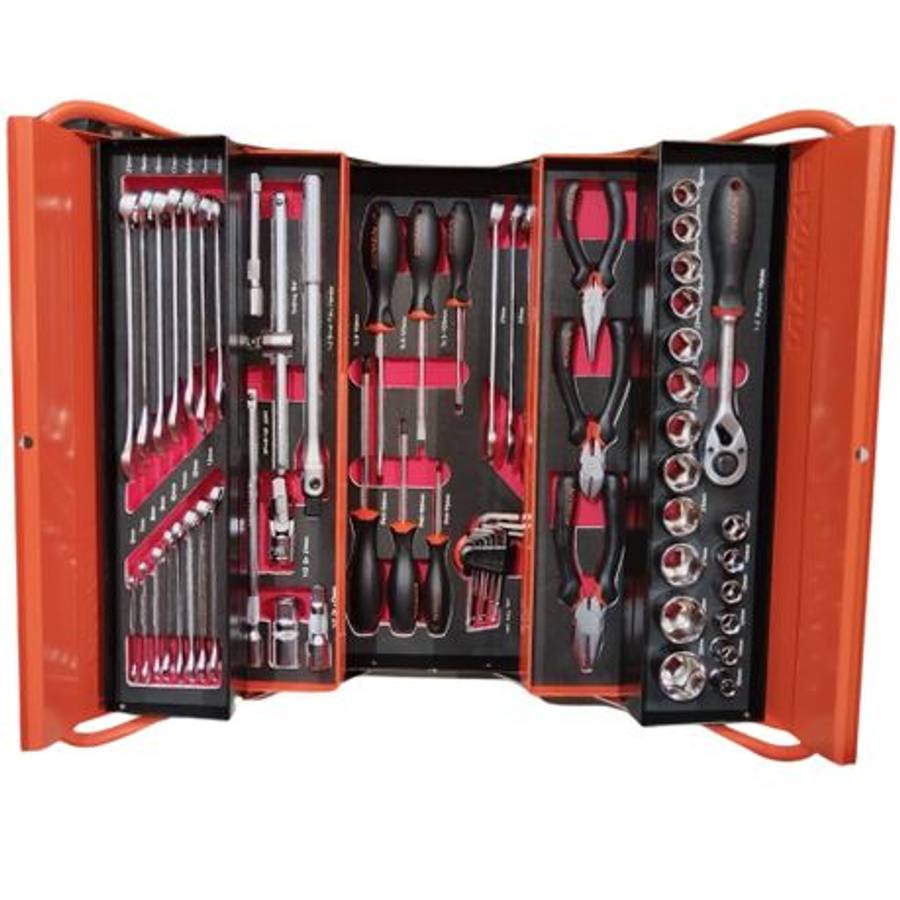 Fixman Tools - Fixman - 62 Piece Mechanic Tool Box - Fixman Tools - Fixman - 62 Piece Mechanic To...