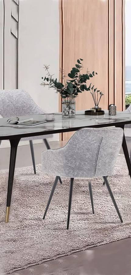 Modern and comfy dining chair-2 pack