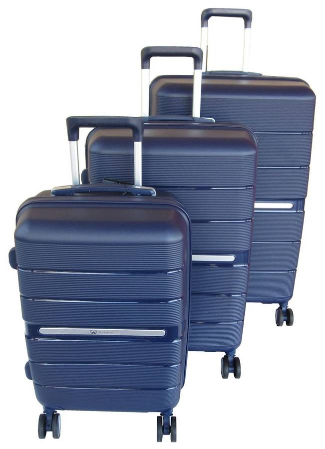 Mooistar 3pcs Unbreakable Travel Luggage