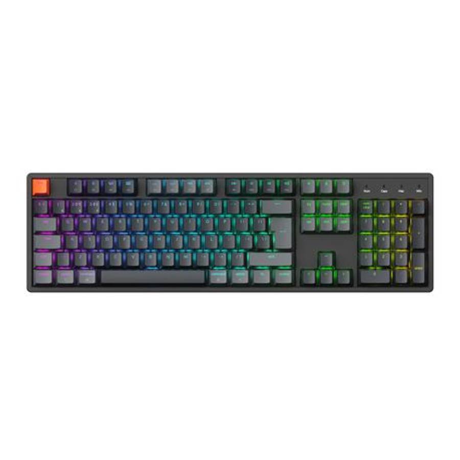 Keychron - K10 QMK Full-size RGB Wireless Custom Mechanical Keyboard V.2 (Super RED Switch)  B...